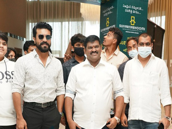 Actor Ram Charan at suvarnabhumi press meet